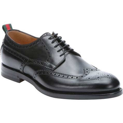 gucci wingtips|Vintage Gucci Wingtips Dress Shoes Oxfords Black Leather 11m .